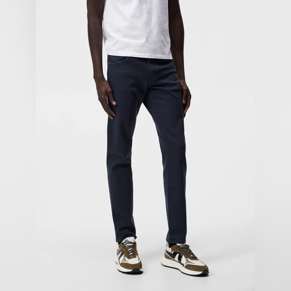 J. Lindbergh Men’s Washed Black Jay Solid Stretch Jeans